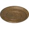 Ekena Millwork Federal Roped Large Ceiling Medallion (Canopies up to 7 3/4"), 17 3/8"OD x 1 1/8"P, Rubbed Bronze CM17FERZS - alternate 3